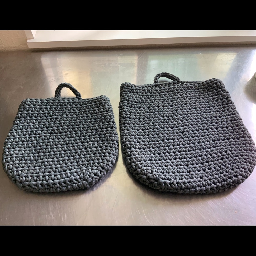 Grey Woven Baskets